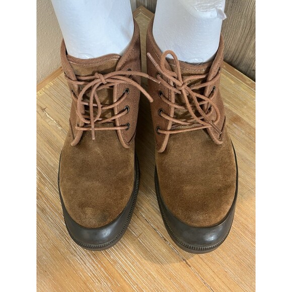 POLO RALPH LAUREN UMAR ANKLE BOOT CANVAS BROWN MEN\'S SIZE 9 main image 5
